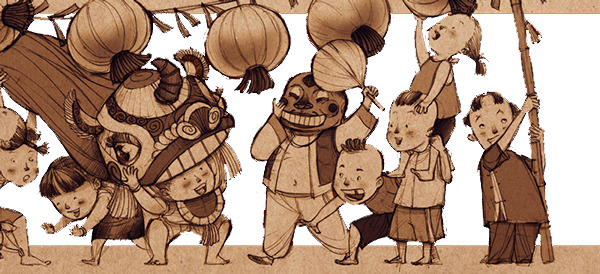 中秋插画