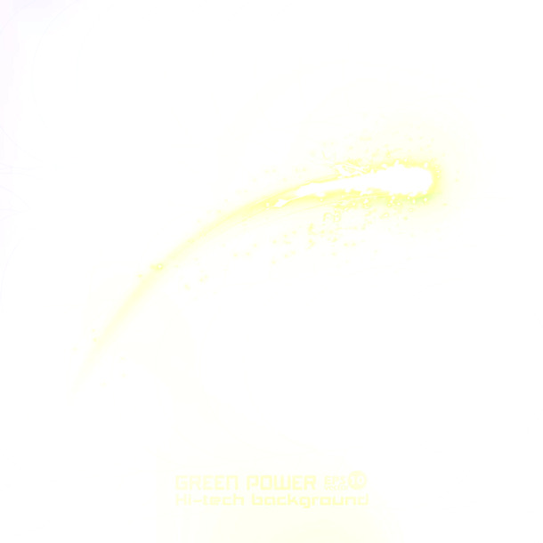 黄色流星线条