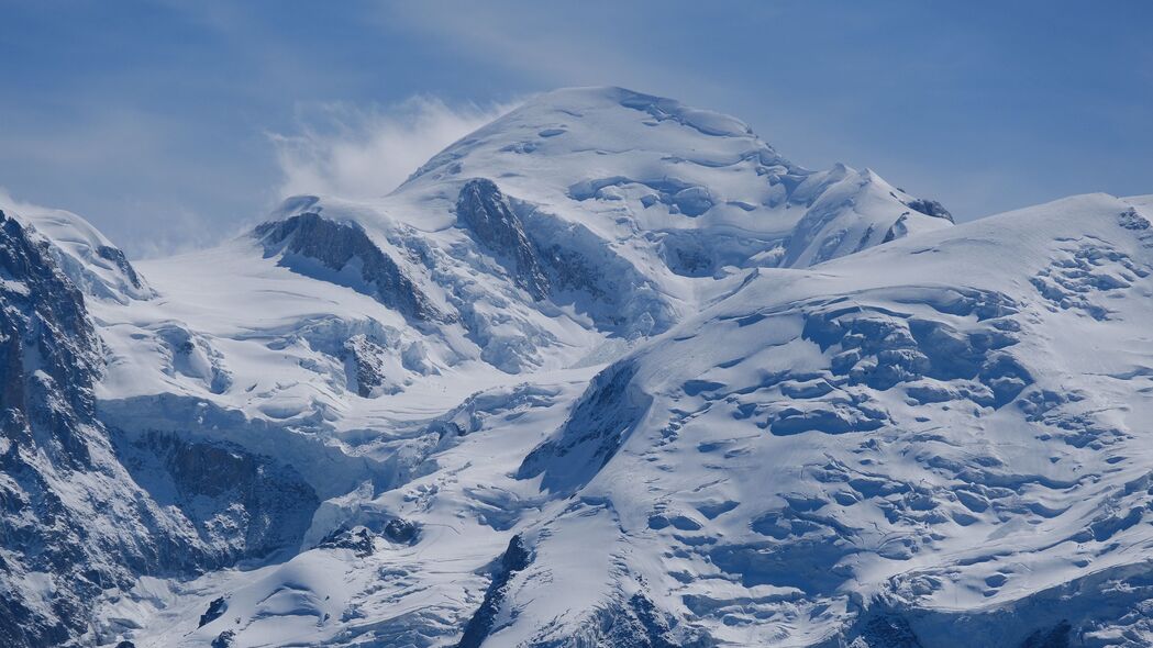 3840x2160 山 雪 峰 白色 风景壁纸 背景4k uhd 16:9