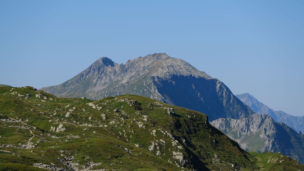 3840x2160 丘陵 山脉 景观 自然 浮雕壁纸 背景4k uhd 16:9