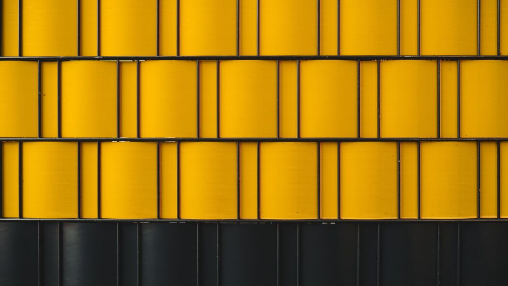 3840x2160 建筑 墙壁 面板 黄色 黑色壁纸 背景4k uhd 16:9