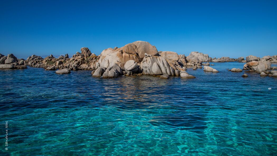 3840x2160 泻湖 海 岩石 水 海岸 自然壁纸 背景4k uhd 16:9