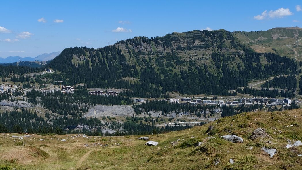 3840x2160 石头 小径 树木 山壁纸 背景4k uhd 16:9