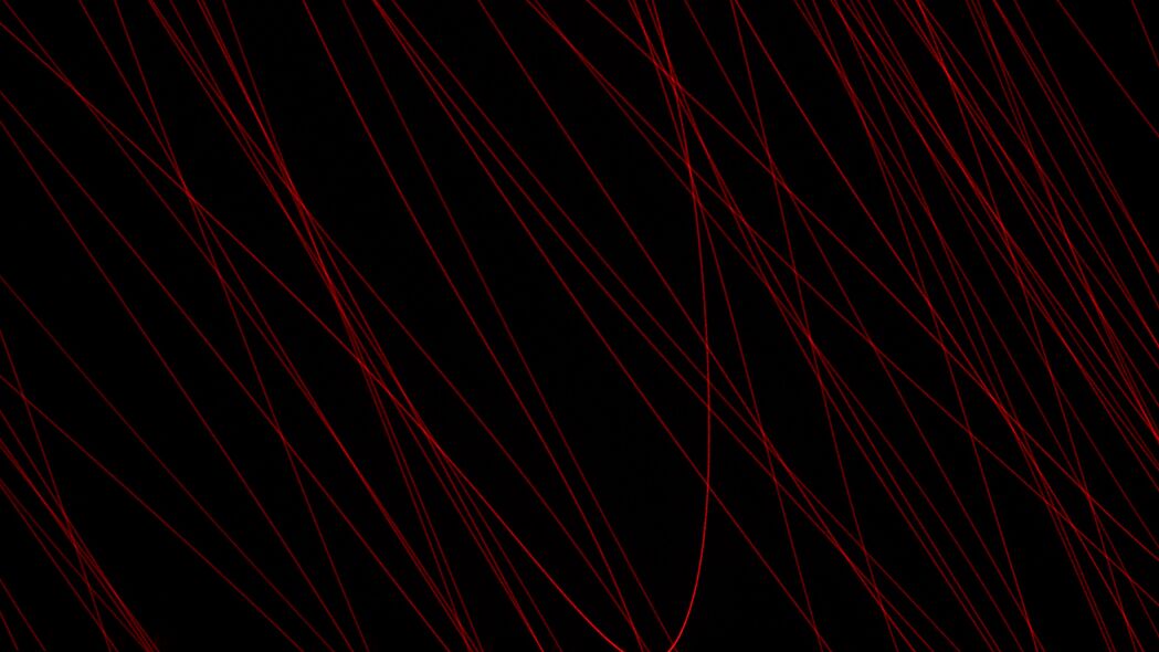 3840x2160 线条 曲线 交叉 抽象 红色壁纸 背景4k uhd 16:9