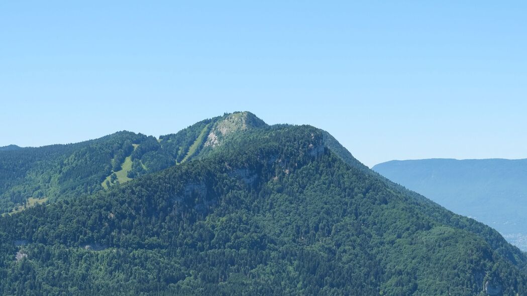 3840x2160 树 山 坡 森林壁纸 背景4k uhd 16:9