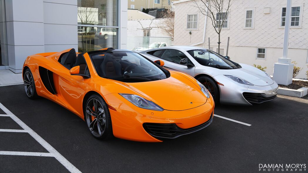 3840x2160  mclaren 12c mclaren 汽车 橙色 跑车壁纸 背景4k uhd 16:9