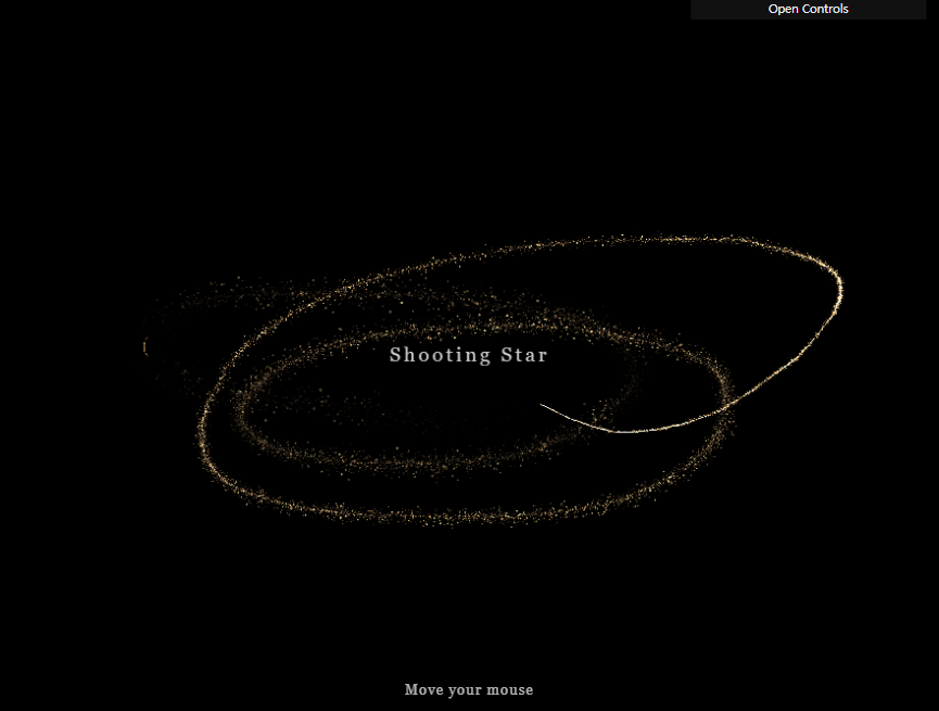 鼠标跟随星星闪烁设计，闪光粒子特效必备