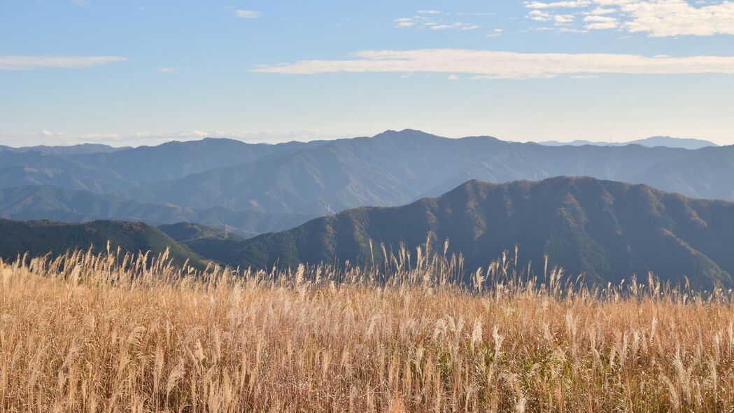 3840x2160 草 田野 丘陵 山脉 干燥 自然 4k壁纸 uhd 16:9