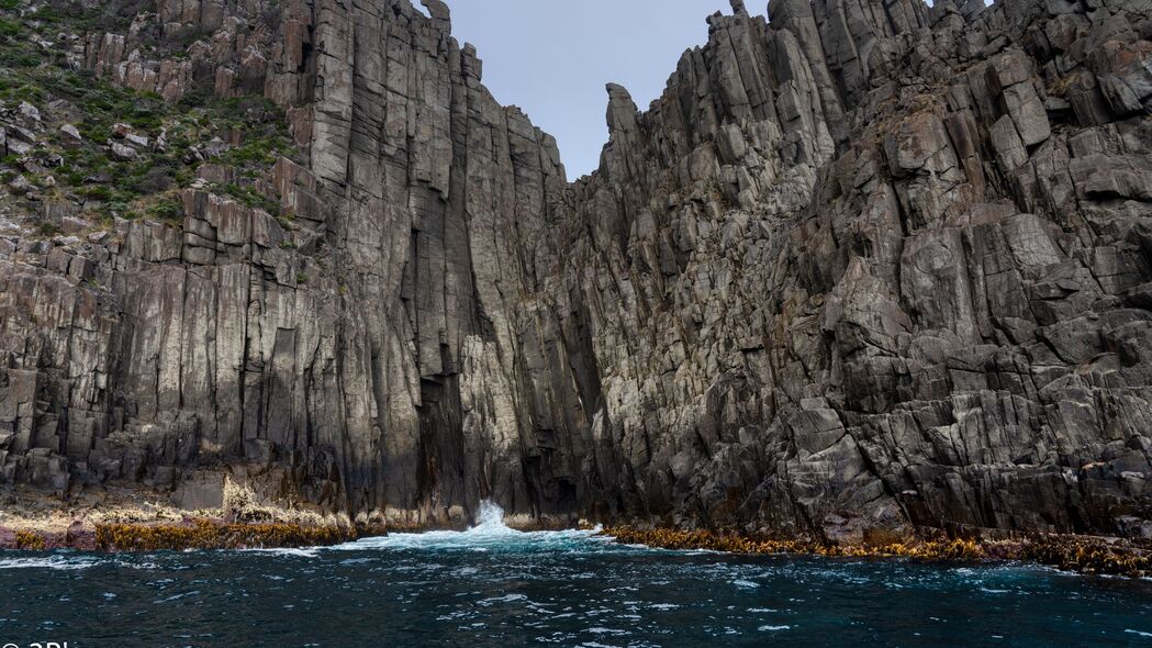 3840x2160 岩石 海洋 海岸 自然 4k壁纸 uhd 16:9