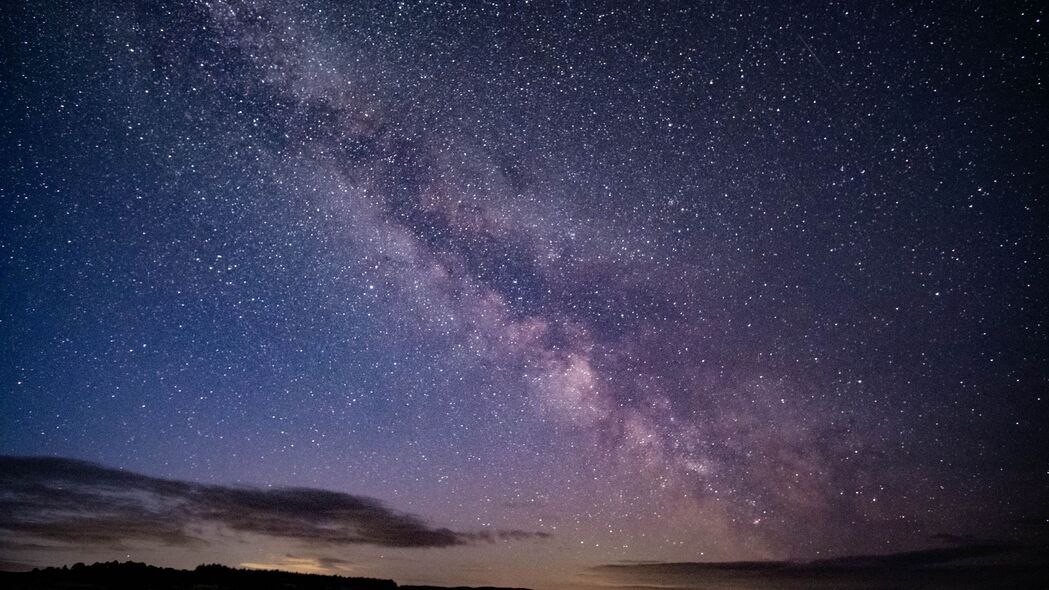 3840x2160 银河 星空 星星 深色 4k壁纸 uhd 16:9