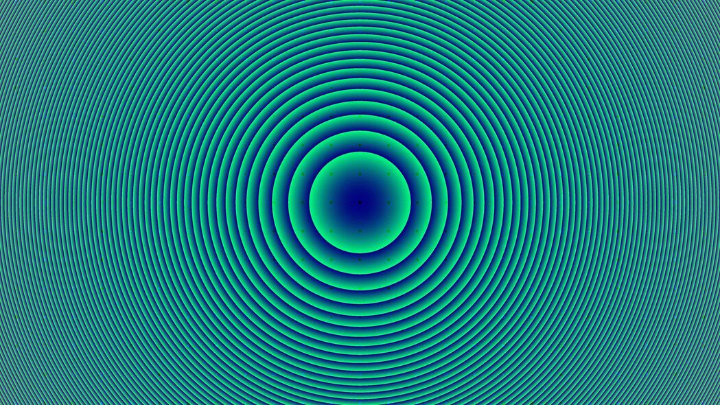 3840x2160 圆形 形状 视觉错觉 抽象 蓝色 4k壁纸 uhd 16:9