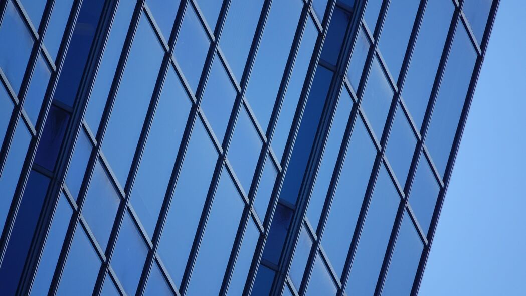 3840x2160 建筑 建筑 玻璃 天空 蓝色 4k壁纸 uhd 16:9