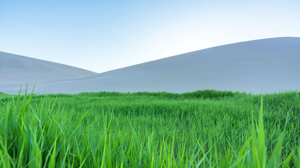 3840x2160 山脉 丘陵 草地 风景 绿色 4k壁纸 uhd 16:9