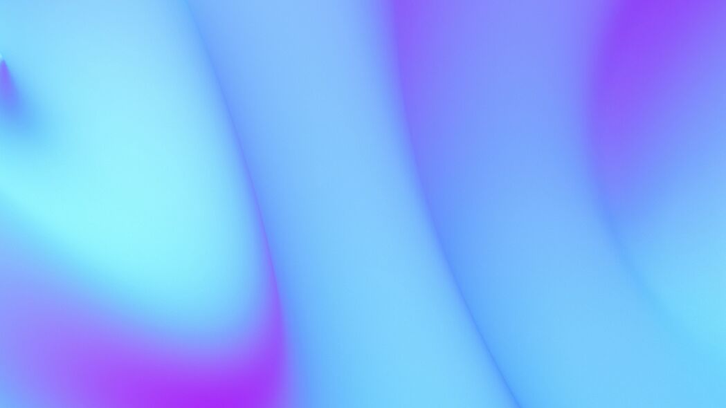 3840x2160 模糊 波浪 抽象 蓝色 紫色 4k壁纸 uhd 16:9