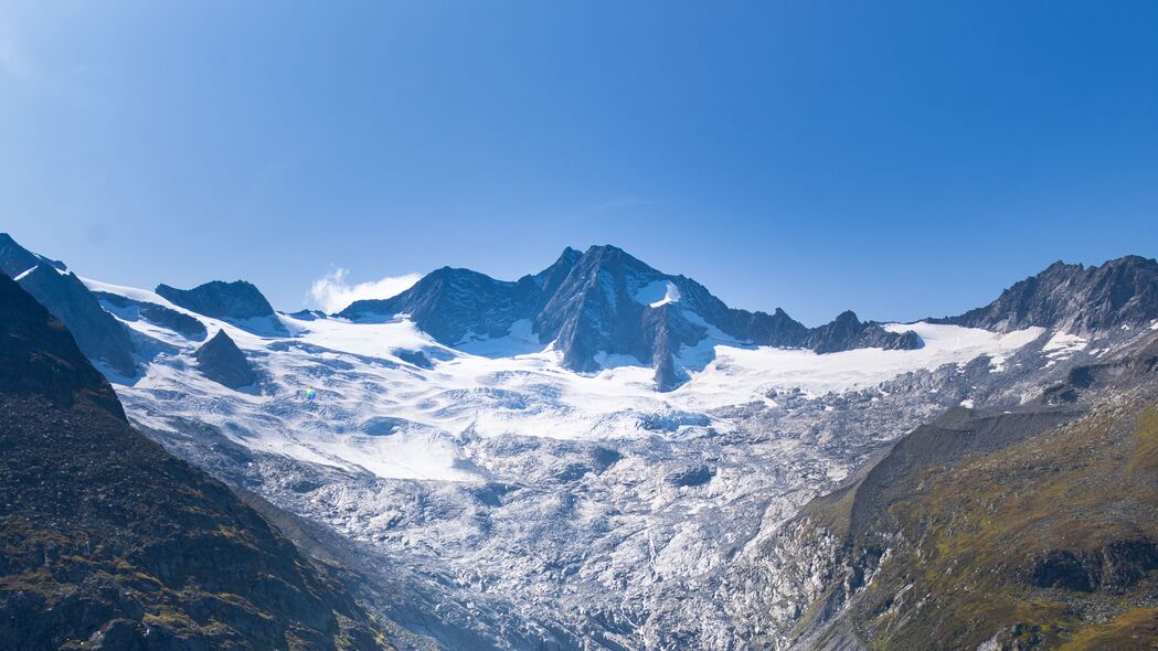 3840x2160 山脉 雪 树木 河流 风景 4k壁纸 uhd 16:9