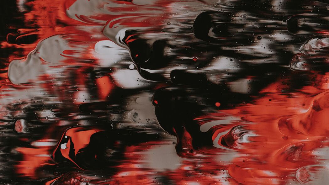 3840x2160 油漆 液体 污渍 抽象 红色 黑色 4k壁纸 uhd 16:9