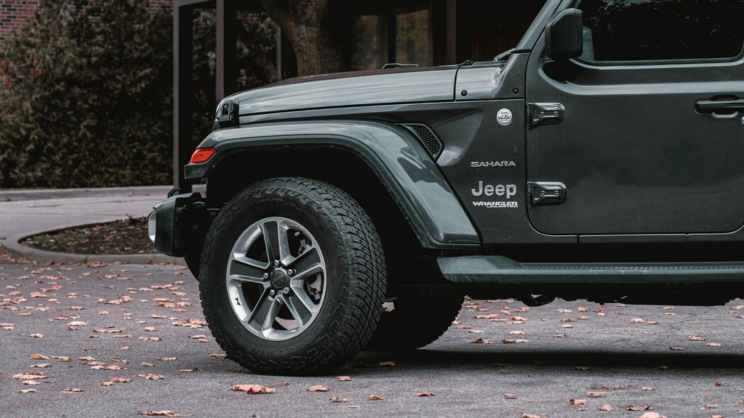 3840x2160  jeep wrapper jeep 汽车 suv 灰色 侧视图 4k壁纸 uhd 16:9