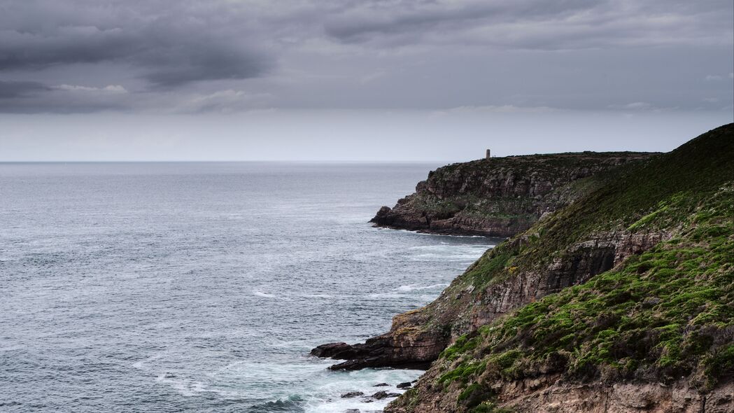 3840x2160 大海 海岸 悬崖 风景 4k壁纸 uhd 16:9