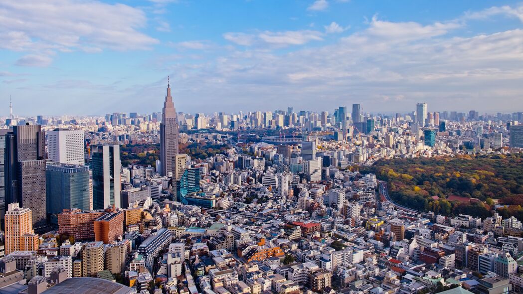 3840x2160 塔 摩天大楼 城市 建筑物 天空 4k壁纸 uhd 16:9