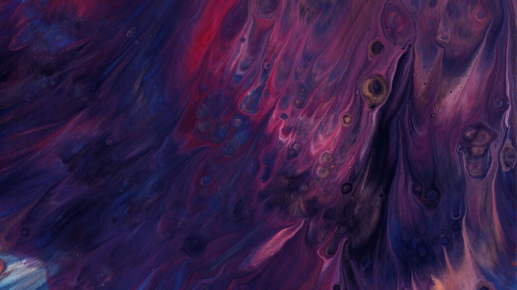 3840x2160 油漆 液体 污渍 流体艺术 抽象 紫色 4k壁纸 uhd 16:9