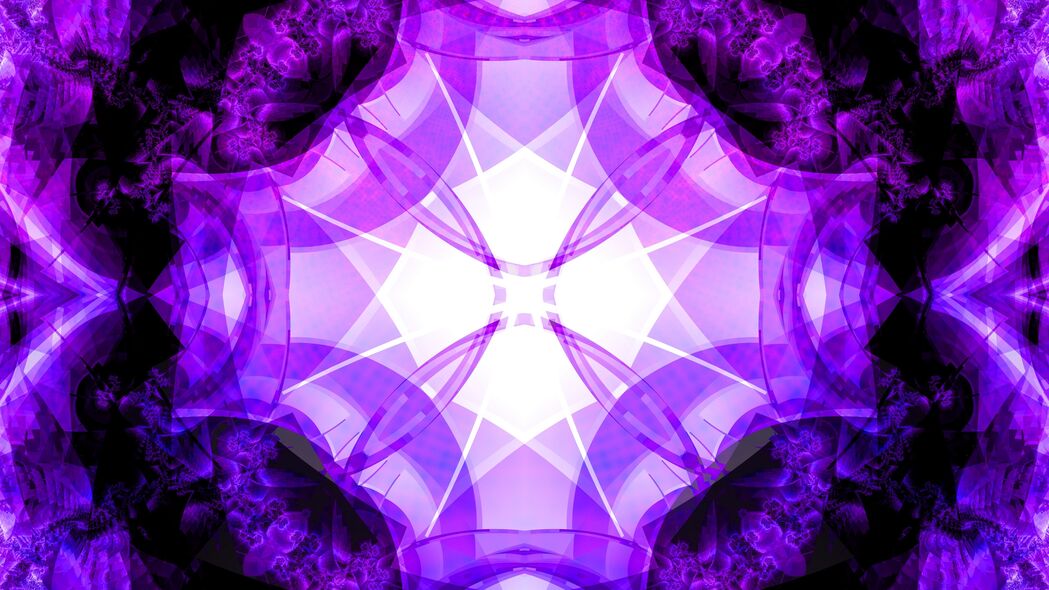 3840x2160 分形 抽象 图案 紫色 4k壁纸 uhd 16:9
