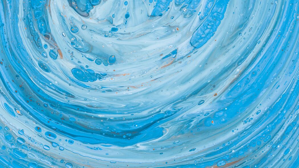3840x2160 油漆 流体艺术 污渍 液体 蓝色 抽象 4k壁纸 uhd 16:9