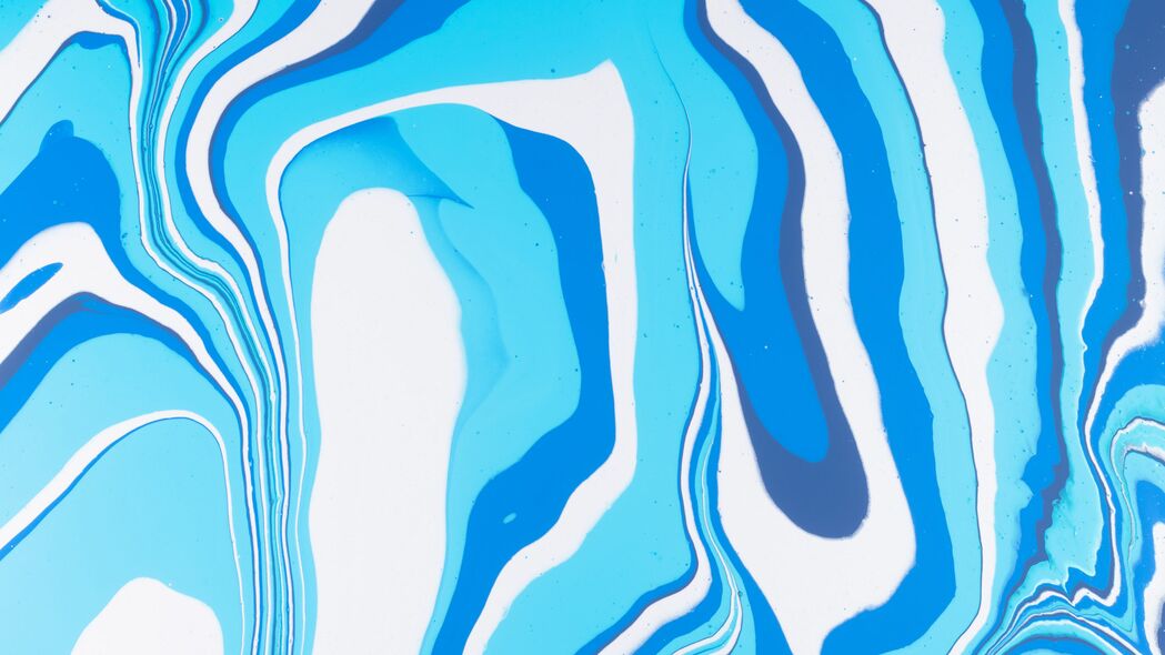 3840x2160 油漆 液体 流体艺术 污渍 条纹 蓝色 4k壁纸 uhd 16:9