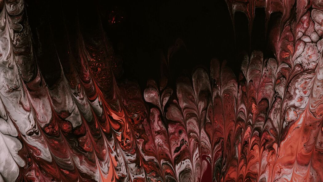 3840x2160 油漆 污渍 流体艺术 抽象 红色 4k壁纸 uhd 16:9