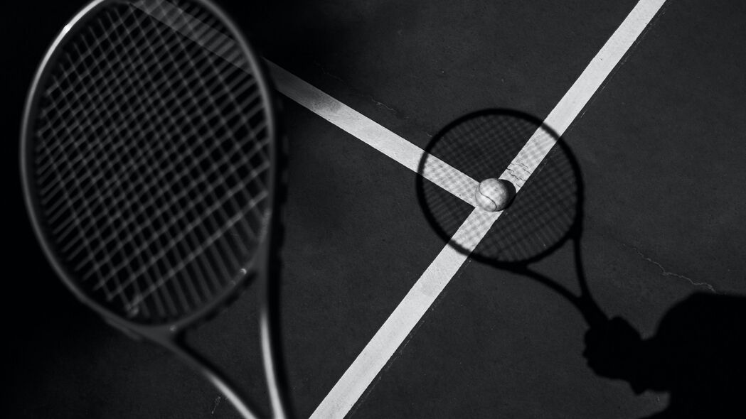 3840x2160 网球 球拍 网球 bw 4k壁纸 uhd 16:9