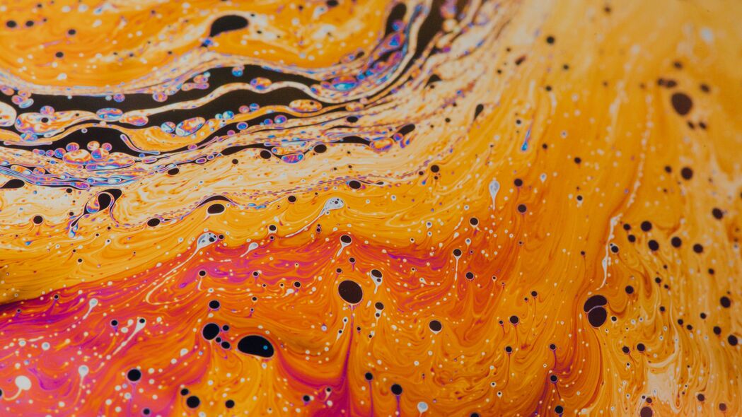 3840x2160 油漆 污渍 液体 流体艺术 多色 斑点 4k壁纸 uhd 16:9