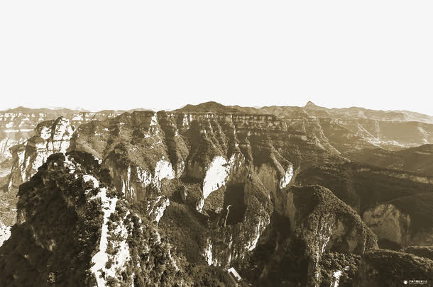 中国风太行山水风景素材