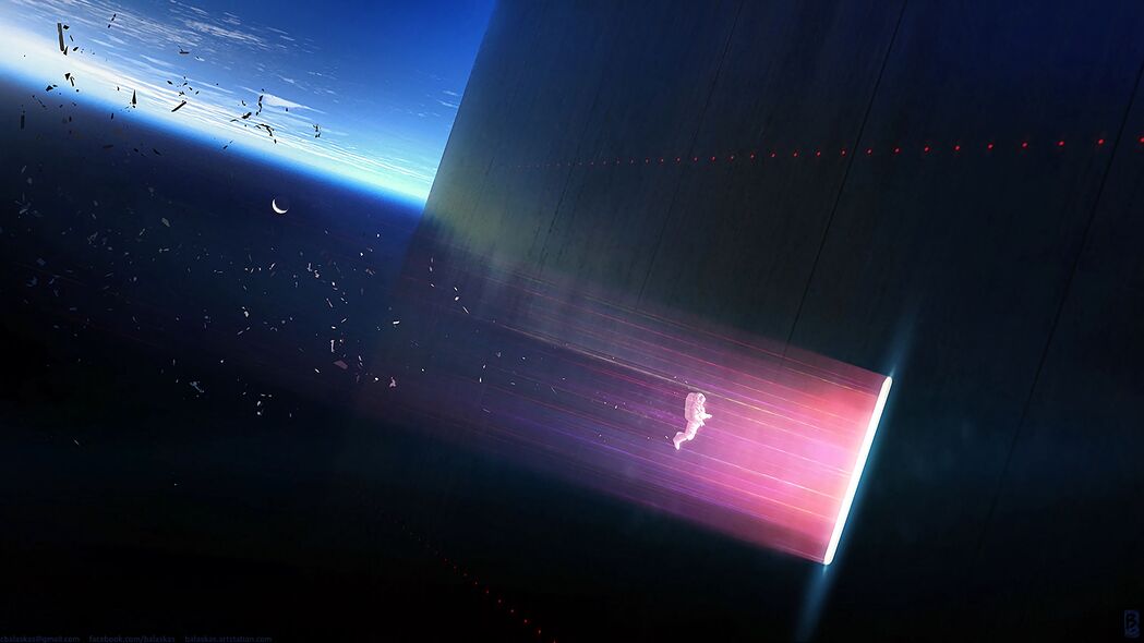 3840x2160 宇航员 舷窗 重力壁纸 背景