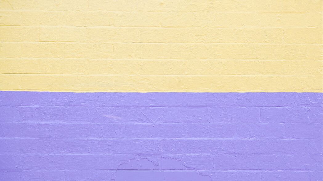 3840x2160 墙壁 油漆 纹理 黄色 紫色 4k壁纸 uhd 16:9