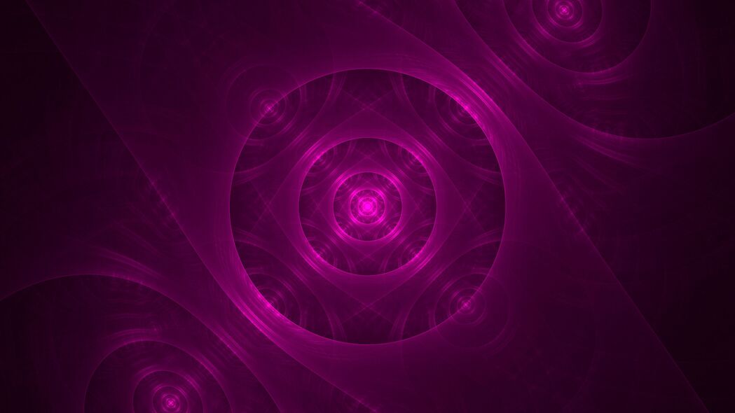3840x2160 分形 圆形 图案 抽象 紫色 4k壁纸 uhd 16:9