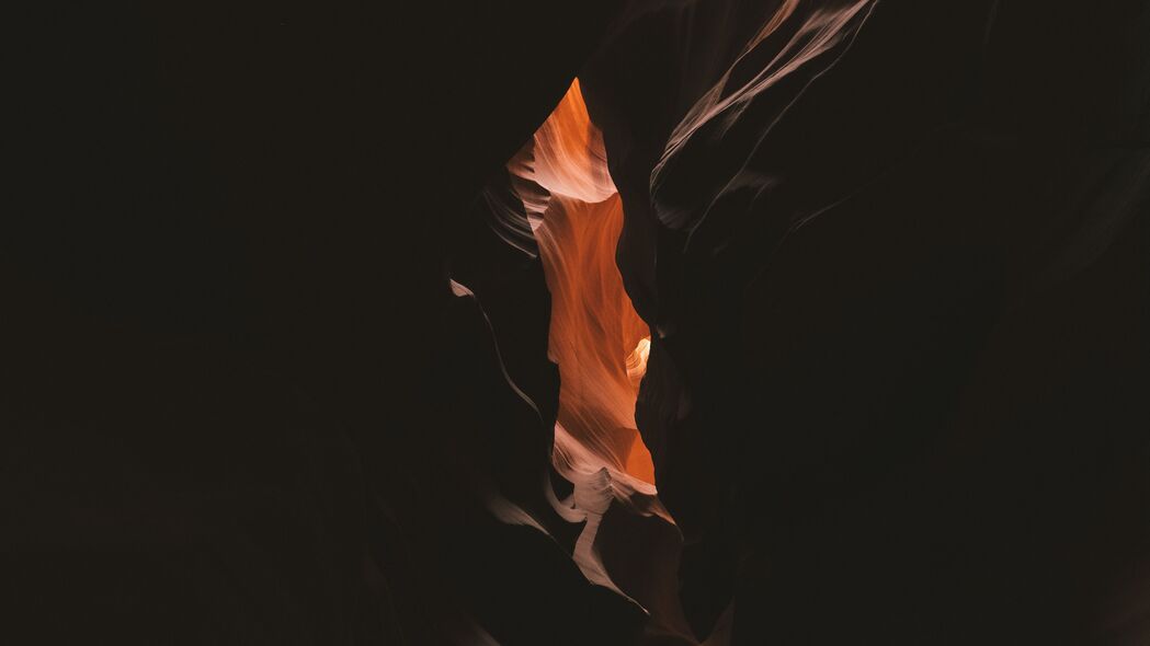 3840x2160 洞穴 黑暗 峡谷 峡谷 岩石 4k壁纸 uhd 16:9