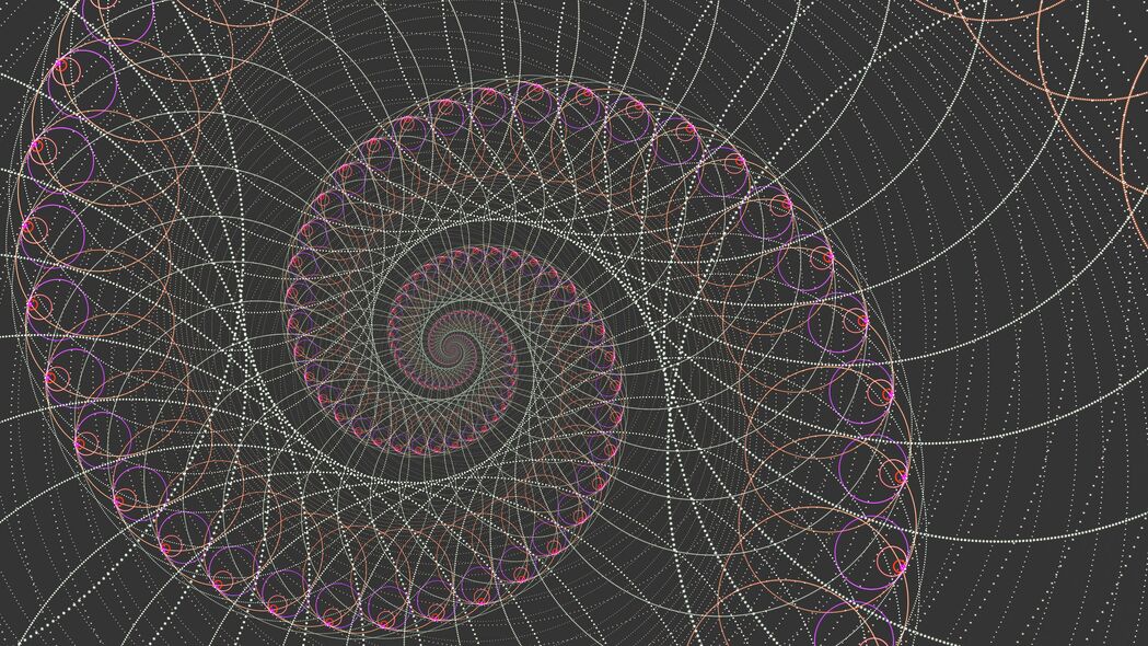 3840x2160 螺旋 漩涡 线条 缠结 抽象壁纸 背景