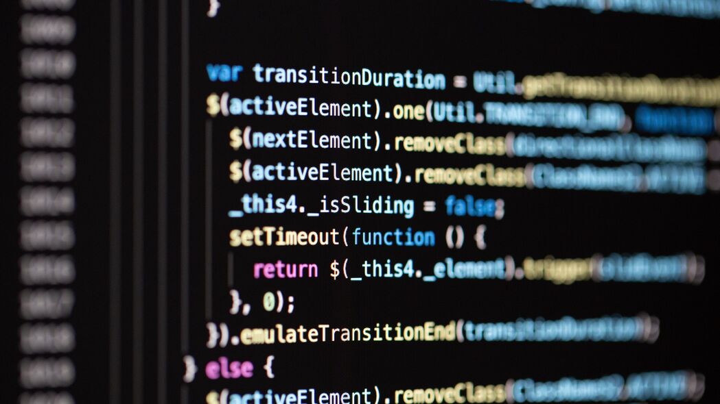 3840x2160 代码 编程 文本 线条 符号 多色 4k壁纸 uhd 16:9