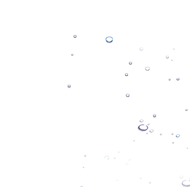白色卡通水珠设计