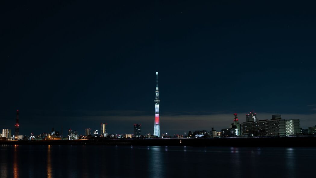 3840x2160 夜城 全景 城市灯光 东京 日本 4k壁纸 uhd 16:9