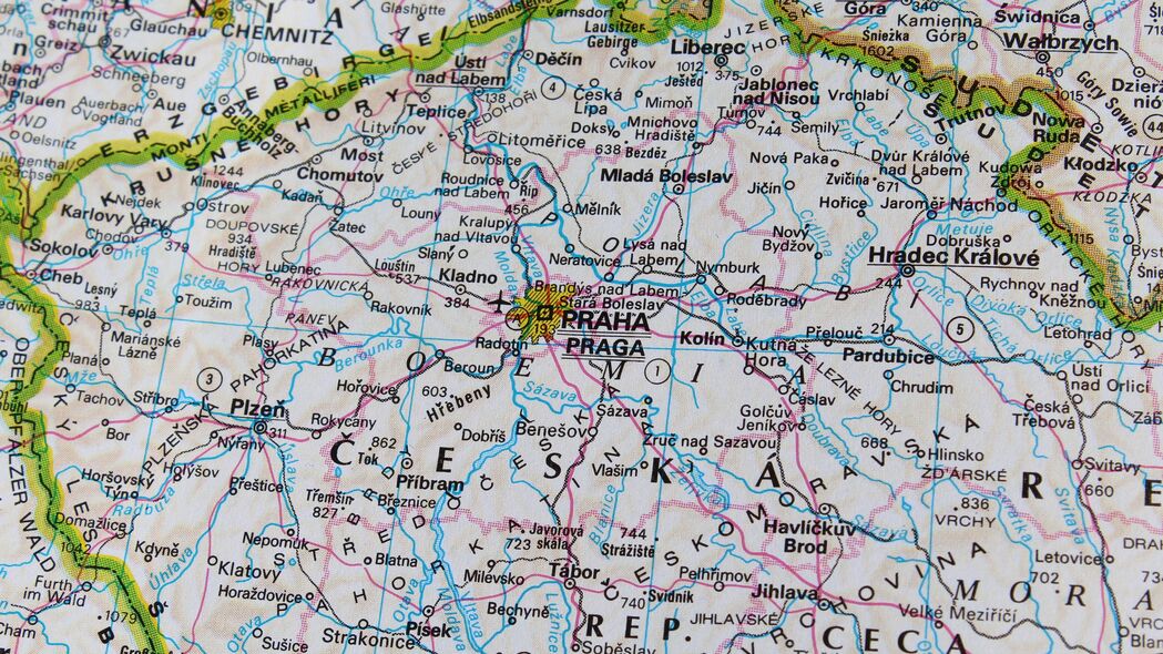 3840x2160 地图 布拉格 旅行 捷克 4k壁纸 uhd 16:9