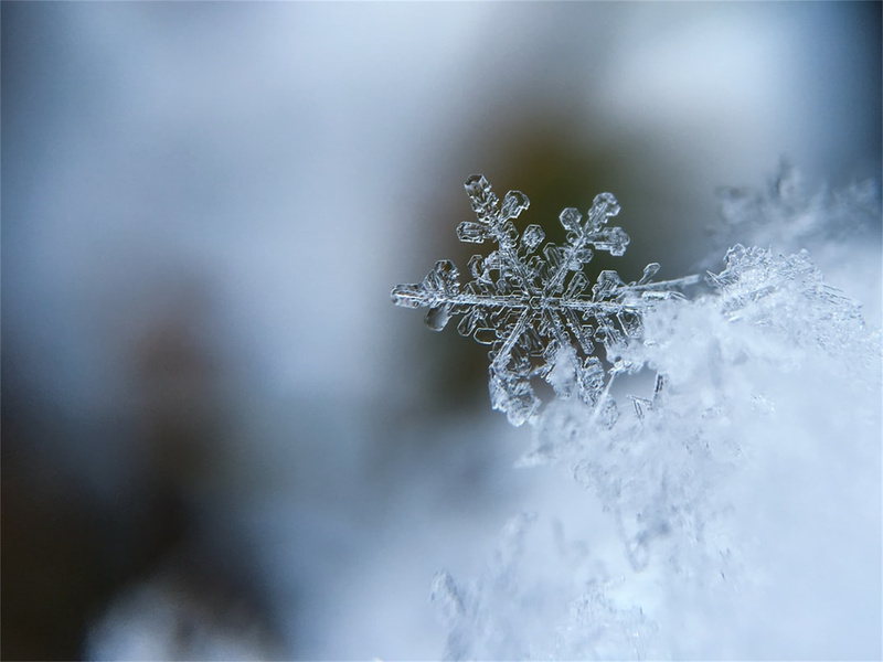 冬天雪景自然风景