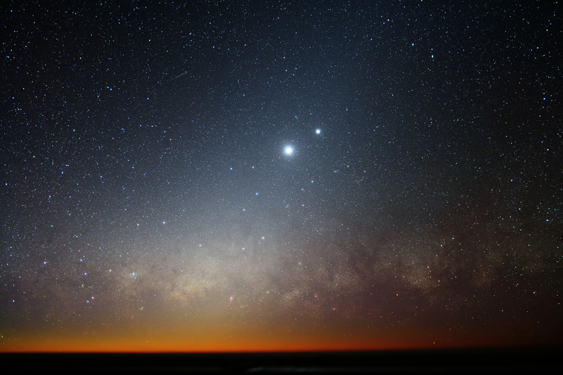 高级感背景 星球 夜空 星光