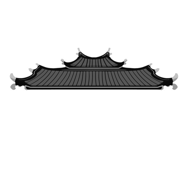 宫殿古建筑屋檐素材