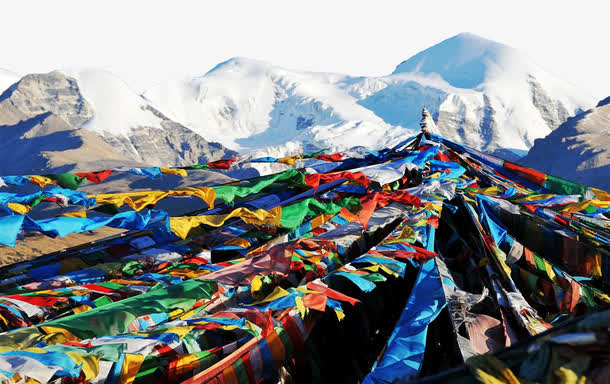 西藏冰雪风景高清摄影图片