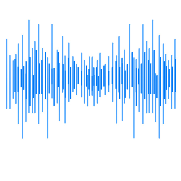 蓝色声波竖线