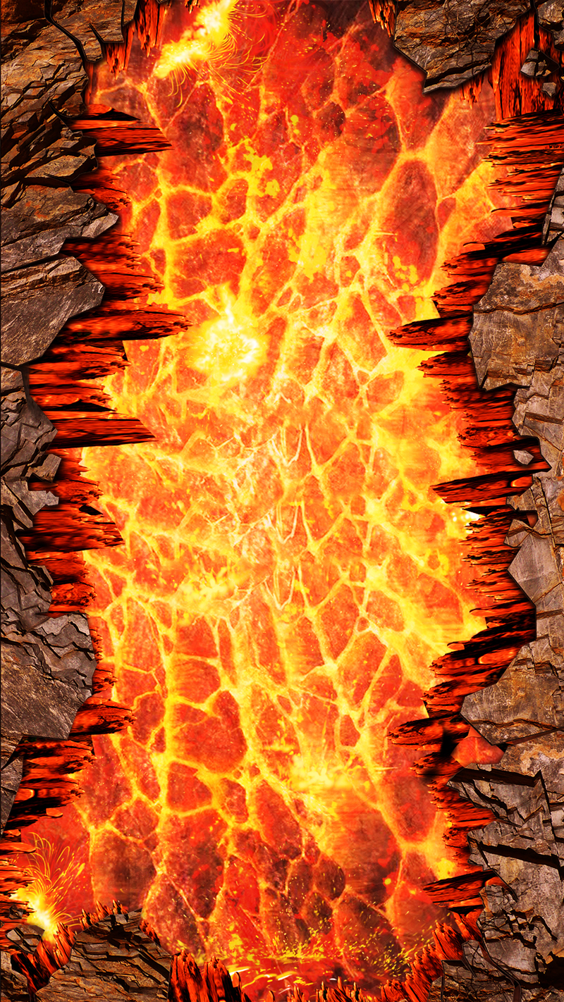 游戏火焰地狱恐怖主题H5背景
