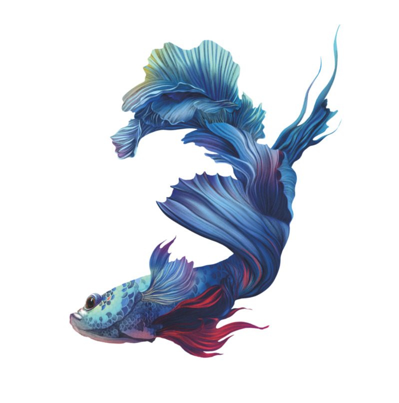 免扣蓝色小鱼