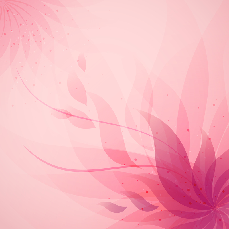 粉色抽象花卉矢量背景