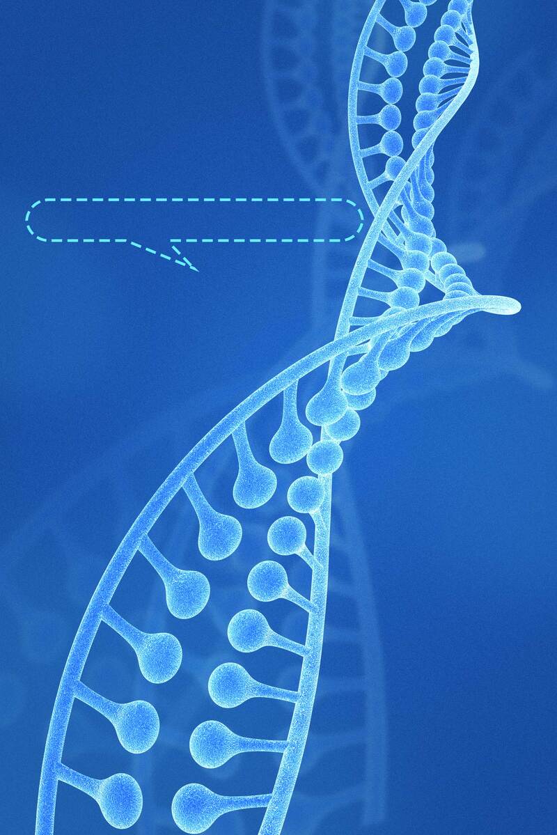 医疗科技生命基因背景