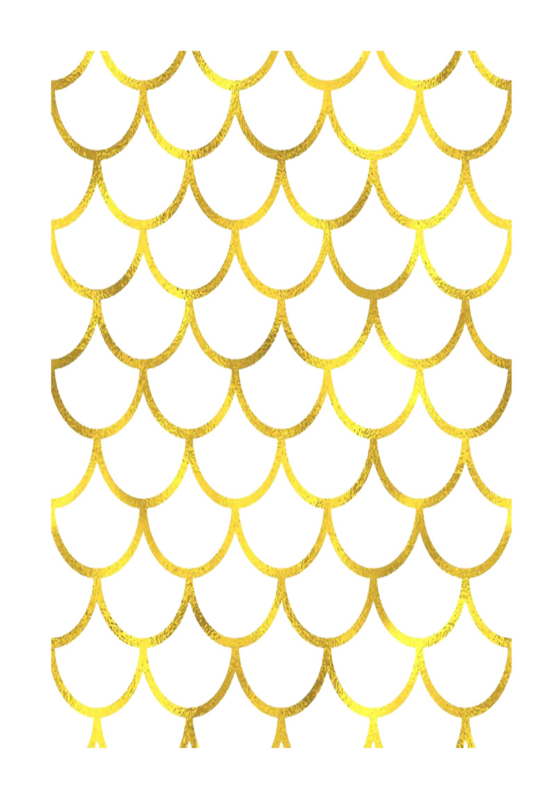 金色鱼鳞底纹